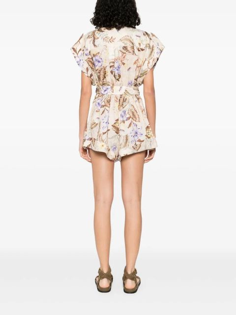 ZIMMERMANN Coco playsuit - Neutrals
