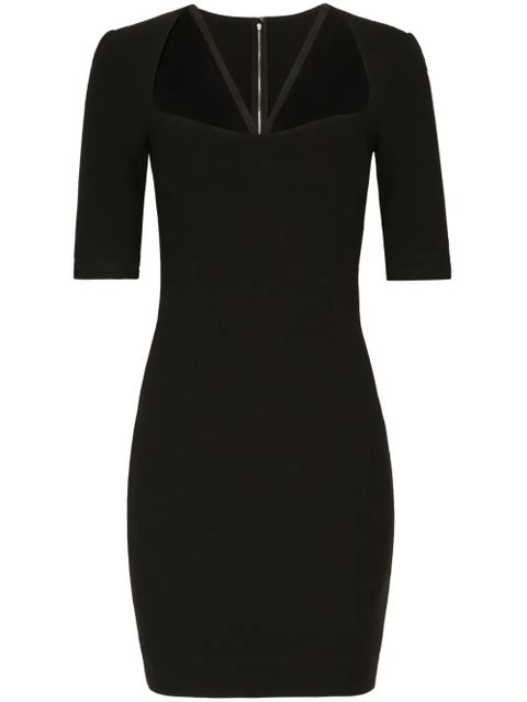 Dolce & Gabbana strappy half-length sleeves minidress - Black - zdjęcie produktu nr 1