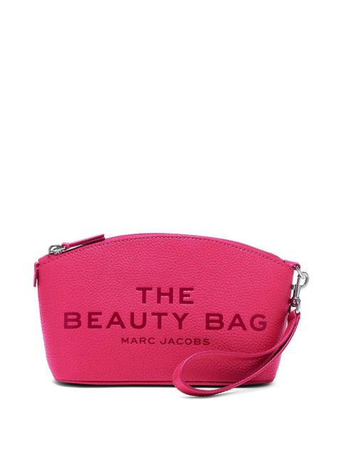 Marc Jacobs embossed logo leather cosmetic bag - Pink - zdjęcie produktu nr 1