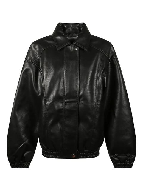 The Frankie Shop Prescott faux-leather jacket - Black - zdjęcie produktu nr 1