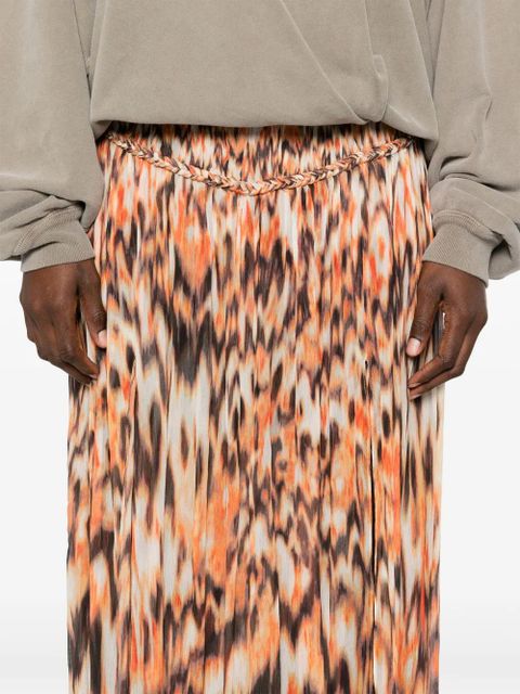 ISABEL MARANT Rolande maxi skirt - Orange