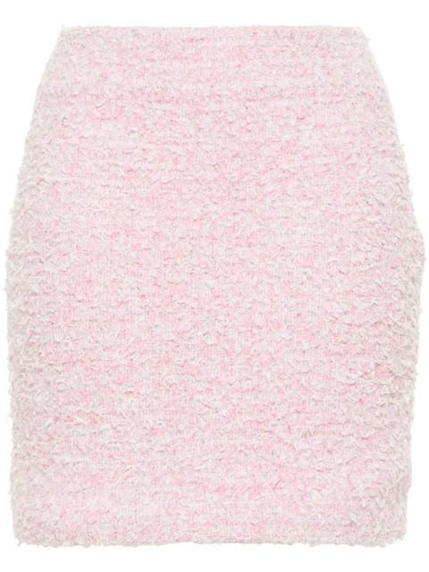 Balenciaga tweed bouclé mini skirt - Pink - zdjęcie produktu nr 1