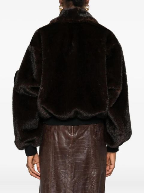 Coperni faux-fur jacket - Brown