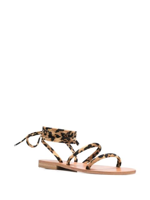 MC2 Saint Barth wrap sandals - Brown - zdjęcie produktu nr 2
