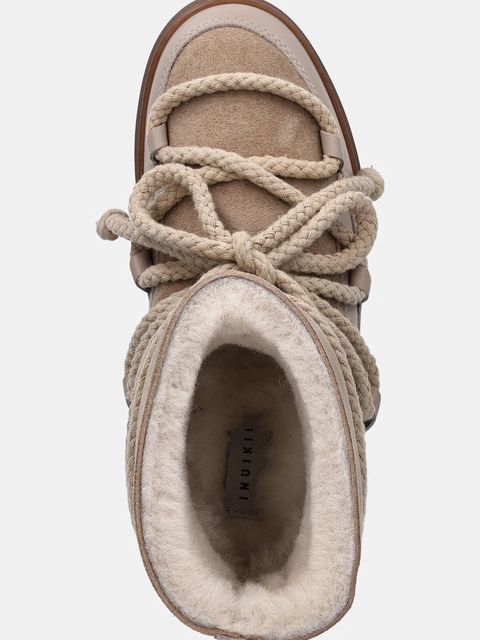 Inuikii śniegowce skórzane CLASSIC kolor beżowy 3001.003.0022