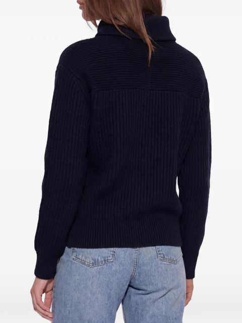 ANINE BING zip-up knitwear - Blue - zdjęcie produktu nr 2