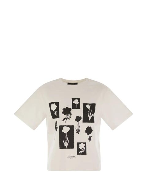 Weekend Max Mara printed A-line T-shirt - White - zdjęcie produktu nr 1
