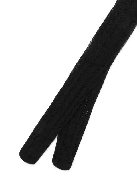 Dolce & Gabbana branded-elastic cut-out tights - Black - zdjęcie produktu nr 2