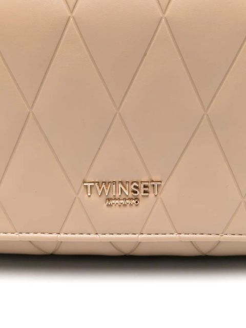 TWINSET quilted chain shoulder bag - Neutrals