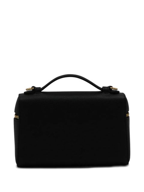 Tory Burch zip logo shoulder bag - Black