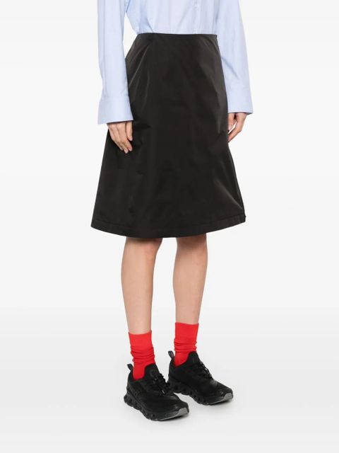 Moncler zipped midi skirt - Black