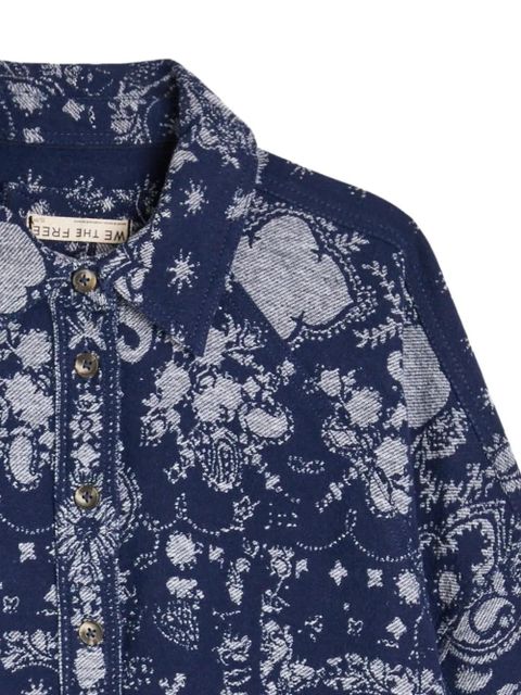 Free People buttoned jacket - Blue - zdjęcie produktu nr 2