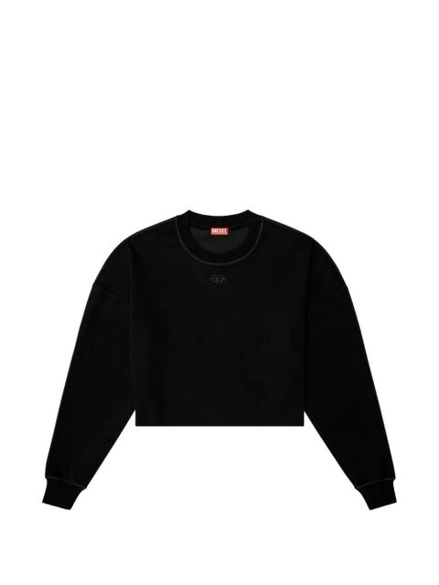 Diesel Blake-Utlt Oval D crop top - Black - zdjęcie produktu nr 1