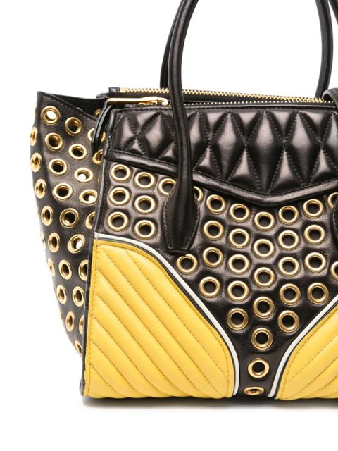 Miu Miu zip-details shoulder bag - Black