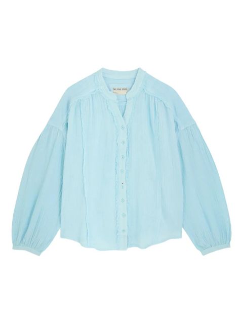Free People Valley Double button shirt - Blue - zdjęcie produktu nr 1