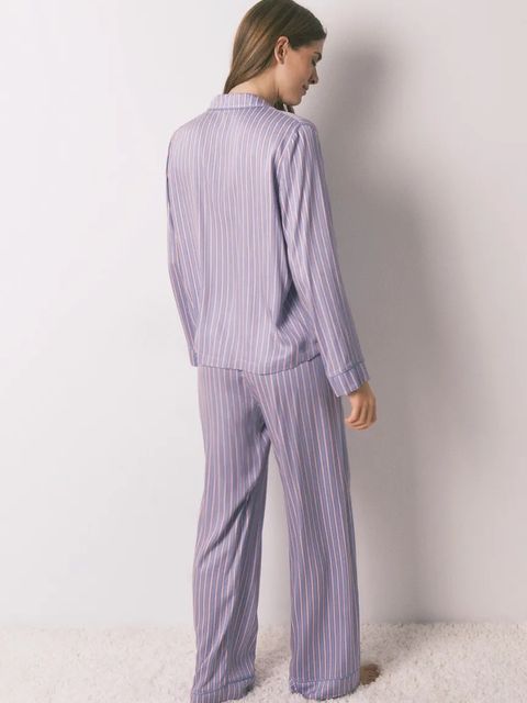 women'secret piżama damska kolor fioletowy 4852103