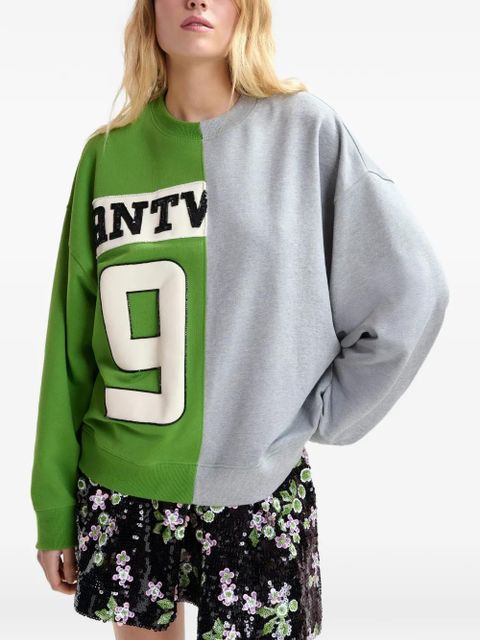 Essentiel Antwerp split-panel sweatshirt - Green