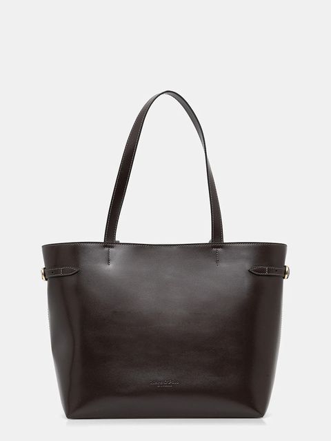 Marc O'Polo torebka skórzana kolor brązowy 50912210301203 - zdjęcie produktu nr 1