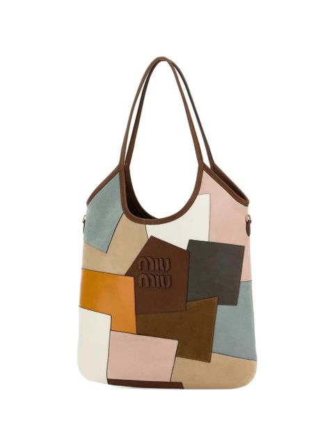 Miu Miu patchwork tote bag - Neutrals