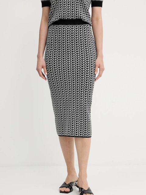 MICHAEL Michael Kors spódnica kolor szary midi ołówkowa MT570J8HQG - zdjęcie produktu nr 1