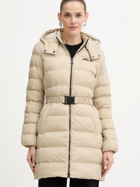 Karl Lagerfeld kurtka kolor beżowy zimowa A1W15047 - zdjęcie produktu nr 1