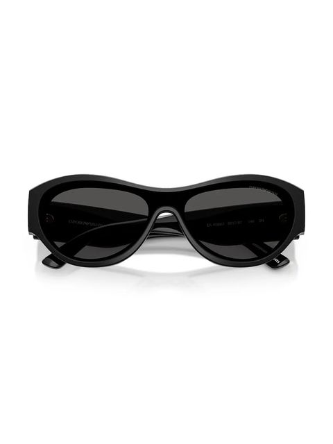 Emporio Armani okulary przeciwsłoneczne damskie kolor czarny 0EA4265U