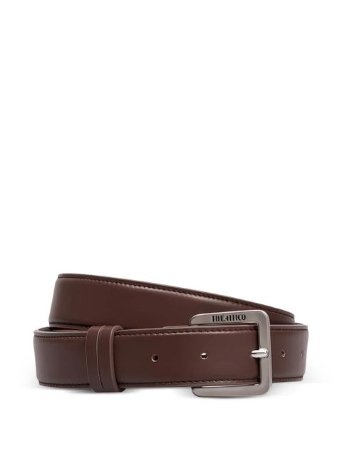 The Attico logo buckle belt - Brown - zdjęcie produktu nr 1