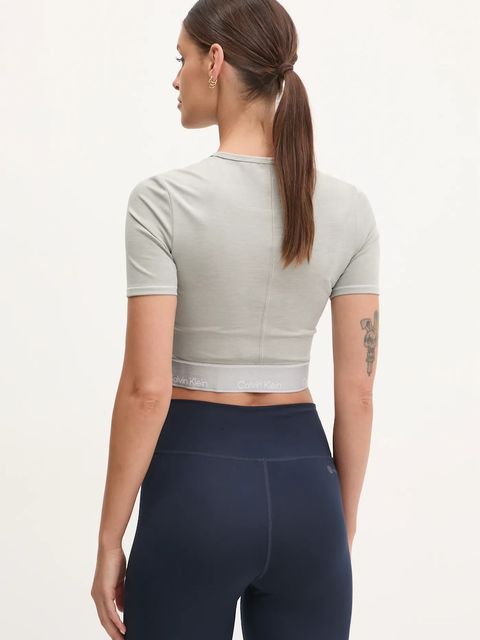 Calvin Klein Performance t-shirt treningowy kolor szary LVGWS5K144 - zdjęcie produktu nr 2