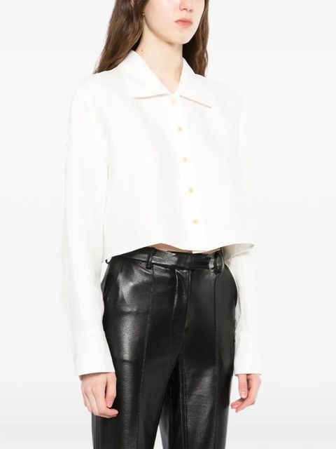 KHAITE Jasen shirt - Neutrals