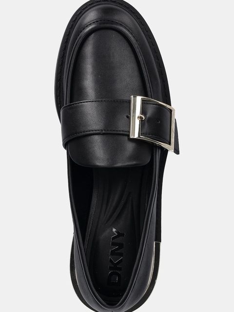 Dkny mokasyny Ruellia damskie kolor czarny na płaskim obcasie K3574688 - zdjęcie produktu nr 2