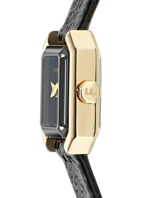 Ferragamo Crystal Petite 15 x 20mm - Black