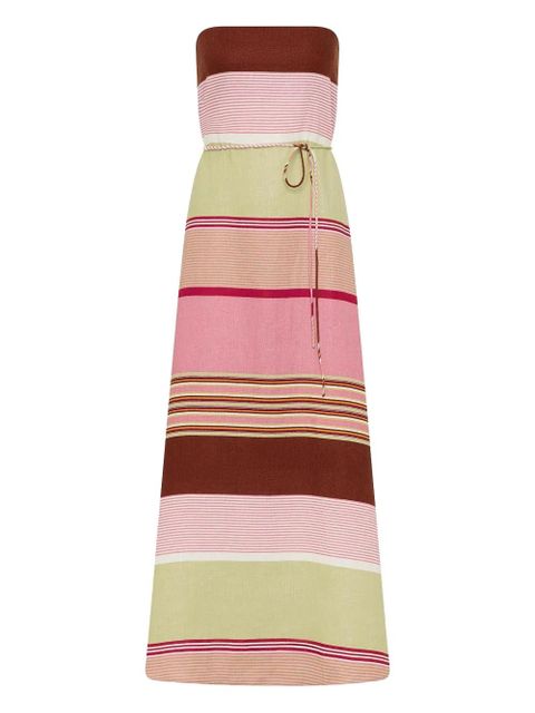 Faithfull the Brand Yolina striped maxi dress - Pink - zdjęcie produktu nr 1