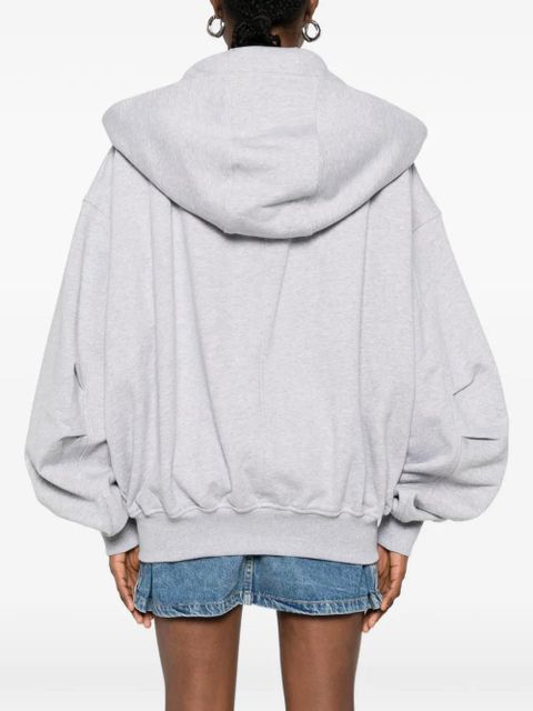 The Attico zip-up hoodie - Grey