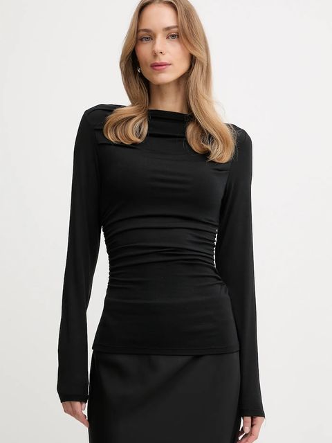 United Colors of Benetton longsleeve kolor czarny 37UKD10BA - zdjęcie produktu nr 1