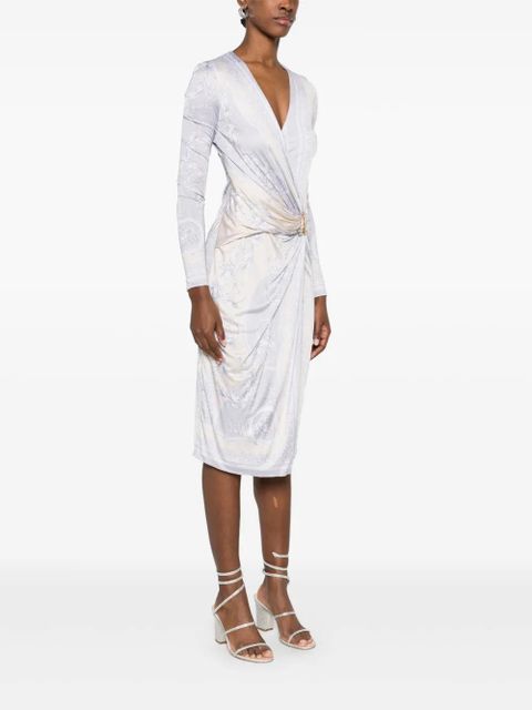 Versace Coupe des Dieux-print midi dress - Neutrals - zdjęcie produktu nr 2
