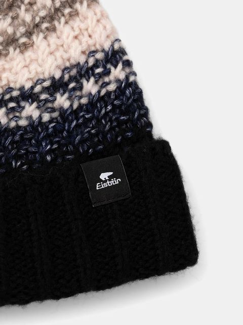 Eisbar czapka z dodatkiem wełny Sonom MÜ kolor czarny E31015