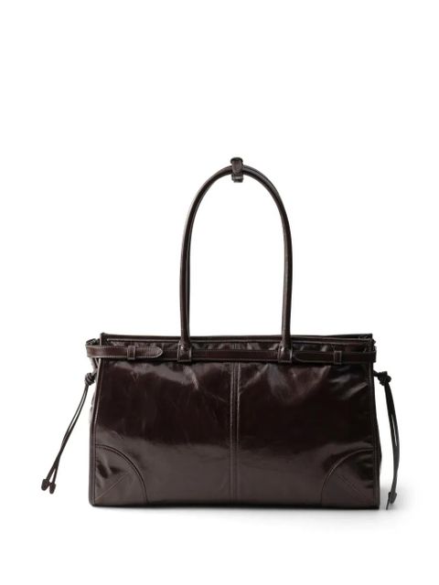 Prada large Bonnie tote bag - Brown - zdjęcie produktu nr 2