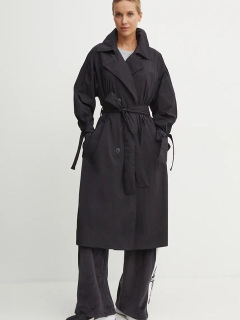 adidas Originals płaszcz x Ksenia Schneider damski kolor czarny przejściowy IW5668 - zdjęcie produktu nr 1