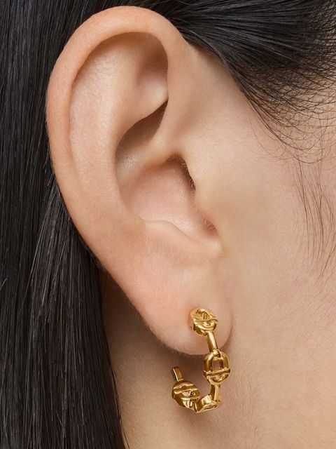 Tous kolczyki ze srebra pokrytego złotem Manifesto 1004222100