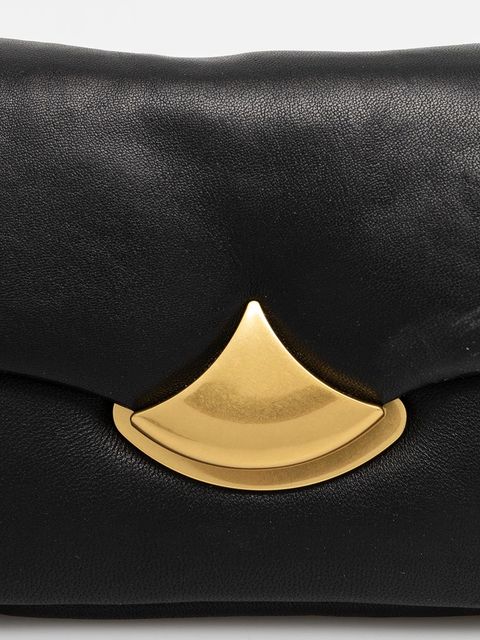 Sessun torebka skórzana kolor czarny 24602001