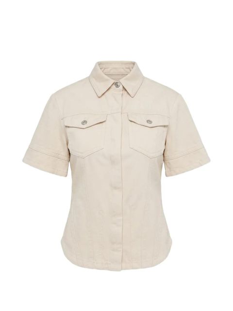 Sportmax button-up short-sleeve shirt - Neutrals - zdjęcie produktu nr 1