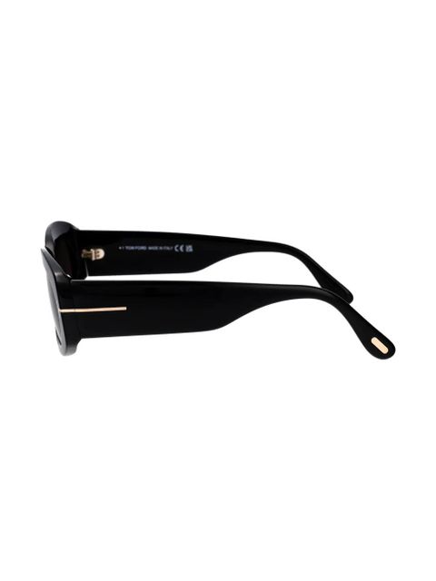 TOM FORD Eyewear oval-frame sunglasses - Black