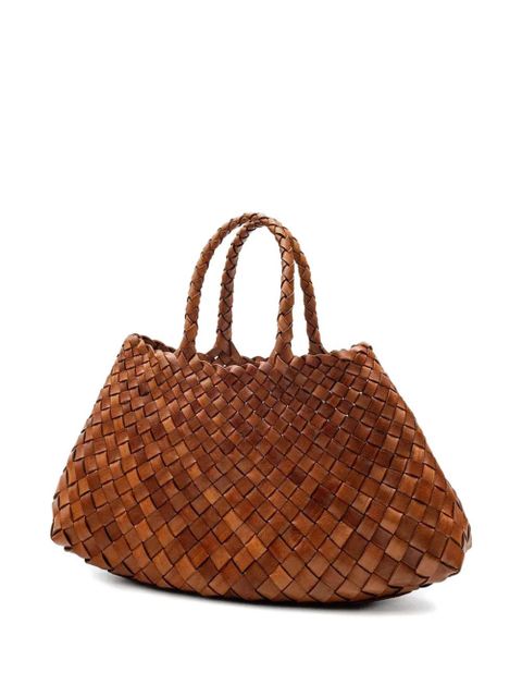 DRAGON DIFFUSION small Santa Croce tote bag - Brown - zdjęcie produktu nr 2