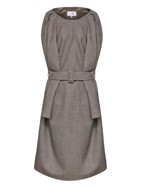 MM6 Maison Margiela virgin-wool dress - Grey - zdjęcie produktu nr 1