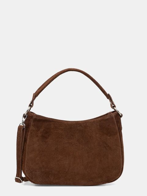 Answear.LAB torebka zamszowa kolor brązowy - zdjęcie produktu nr 1