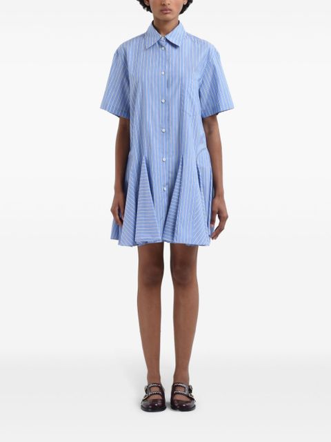 Marni striped shirt mini dress - Blue - zdjęcie produktu nr 2