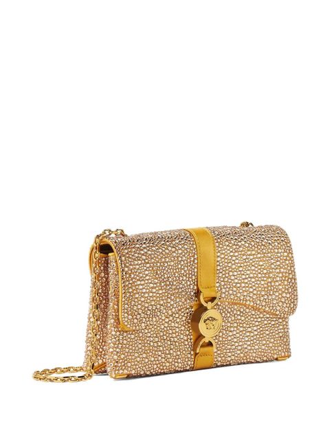 Versace embellishment chain cross body bag - Gold