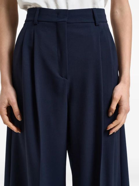 Weekend Max Mara high-rise wide-leg trousers - Blue
