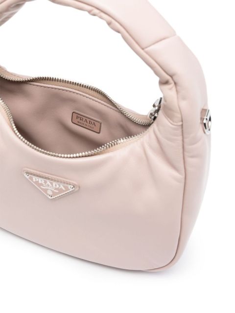 Prada padded leather tote bag - Pink