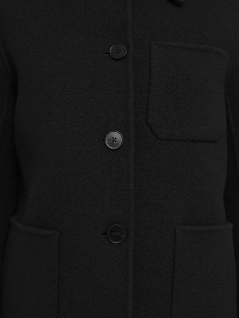 Jil Sander single-breasted virgin-wool jacket - Black